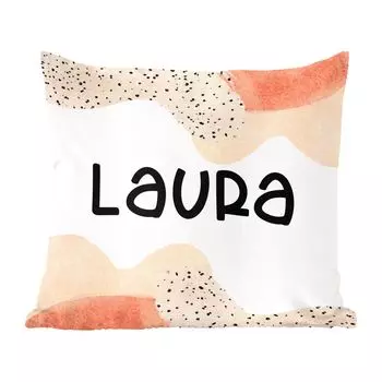 Декоративная подушка MuchoWow, диванная подушка, декоративная подушка для гостиной, 60 х 60 см, Laura - пастель - девочка - чехол на подушку - хлопчатобумажная ткань - декоративные наволочки