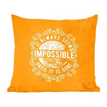 Декоративная подушка MuchoWow, диванная подушка, декоративная подушка для гостиной, 60 х 60 см, винтаж - луна - дизайн - чехол на подушку - хлопчатобумажная ткань - декоративные наволочки