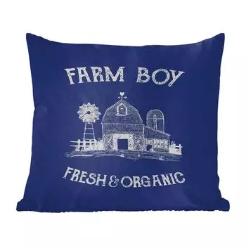 Декоративная подушка MuchoWow, диванная подушка, декоративная подушка для гостиной, 60 x 60 см, винтаж - деревенский дом - текст - чехол на подушку - хлопковая ткань - декоративные наволочки