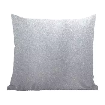 Декоративная подушка MuchoWow, диванная подушка, декоративная подушка для гостиной, 60 x 60 см, металлический принт - алюминий - горошек - чехол на подушку - хлопчатобумажная ткань - декоративные чехлы на подушки