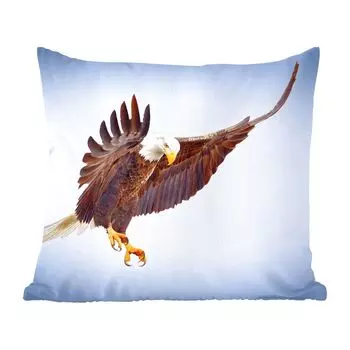 Декоративная подушка MuchoWow Диванная подушка Декоративная подушка для гостиной 45 x 45 см Орел - Воздух - Животное - Чехлы на подушки - Декоративные чехлы на подушки - Декоративные чехлы на подушки