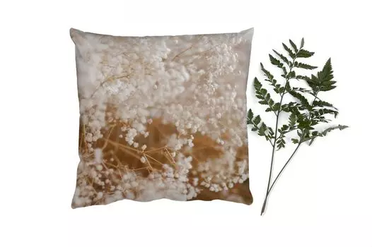 Декоративная подушка MuchoWow, диванная подушка, декоративная подушка для гостиной, 60 х 60 см, пампасная трава - растение - природа - чехол на подушку - хлопчатобумажная ткань - декоративные наволочки