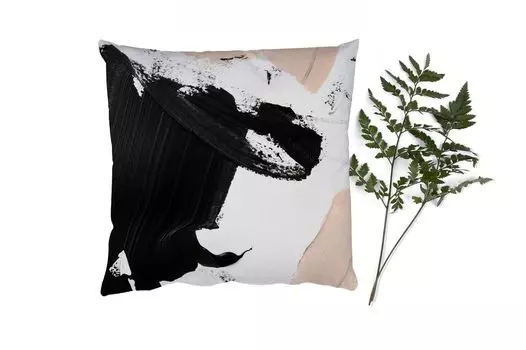 Декоративная подушка MuchoWow Диванная подушка Декоративная подушка для гостиной 60 x 60 см Цвет - Дизайн - Абстракция - Наволочка - Хлопчатобумажная ткань - Декоративные наволочки, мультиколор