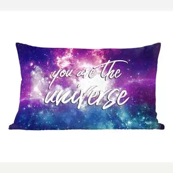 Декоративная подушка MuchoWow Диванная подушка Декоративная подушка для гостиной 60 x 40 см Пространство - Цитата - Звезды - Мальчики - Девочки - Дети - Чехлы на подушки - Декоративные чехлы на подушки - Декоративные чехлы на подушки