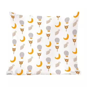 Декоративная подушка MuchoWow, диванная подушка, декоративная подушка для гостиной, 60 х 60 см, пастельный рисунок, детская комната, чехол на подушку, хлопчатобумажная ткань, декоративные чехлы на подушки