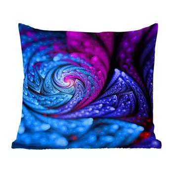 Декоративная подушка MuchoWow, диванная подушка, декоративная подушка для гостиной, 50 х 50 см, структура перьев - чехлы на подушки - декорирование - спальня