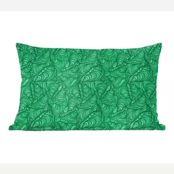 Декоративная подушка MuchoWow Диванная подушка Декоративная подушка для гостиной 60 x 40 см Зеленый - Узор - Лето - Чехлы на подушки - Декоративные чехлы на подушки - Декоративные чехлы на подушки