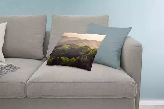 Декоративная подушка MuchoWow Диванная подушка Декоративная подушка для гостиной 60 x 40 см Закат в немецком Шварцвальде в Европе - Чехлы на подушки - Декоративные чехлы на подушки - Декоративные чехлы на подушки