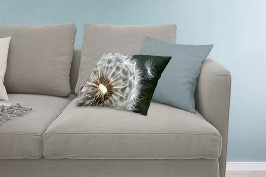 Декоративная подушка MuchoWow, диванная подушка, декоративная подушка для гостиной, 60 x 40 см, сдутые семена одуванчика - чехлы для подушек - декоративные чехлы для подушек - декоративные чехлы для подушек
