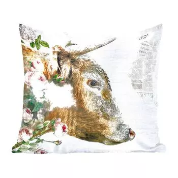 Декоративная подушка MuchoWow Диванная подушка Декоративная подушка для гостиной 60 x 60 см Шотландский горец - Золотой горец - Чехол на подушку - Хлопчатобумажная ткань - Декоративные наволочки