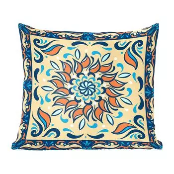 Декоративная подушка MuchoWow, диванная подушка, декоративная подушка для гостиной, 60 х 60 см, подсолнухи, каркас, квадрат, чехол на подушку, хлопчатобумажная ткань, декоративные чехлы на подушки