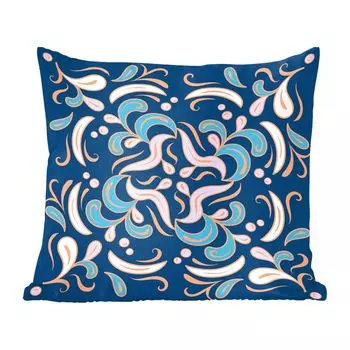 Декоративная подушка MuchoWow Диванная подушка Декоративная подушка для гостиной 45 x 45 см Листья - Цвета - Узоры - Чехлы для подушек - Декоративные чехлы для подушек - Декоративные чехлы для подушек