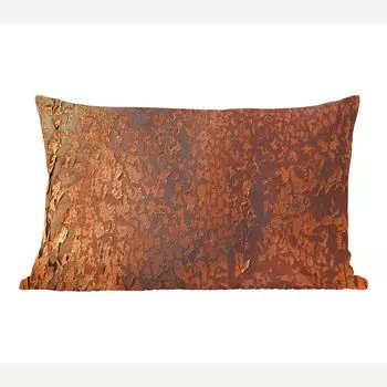 Декоративная подушка MuchoWow диванная подушка для гостиной декоративная подушка 50х30 см ржавчина - коричневый - оранжевый - металл - узор - структура - чехлы на диванные подушки - без наполнителя