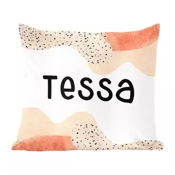 Декоративная подушка MuchoWow диванная подушка для гостиной декоративная подушка 60 x 60 см Tessa - пастель - девочка - чехол на подушку - хлопчатобумажная ткань - декоративные наволочки