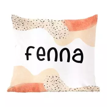 Декоративная подушка MuchoWow диванная подушка для гостиной декоративная подушка 60 x 60 см Фенна - пастель - девочка - чехол на подушку - хлопчатобумажная ткань - декоративные наволочки