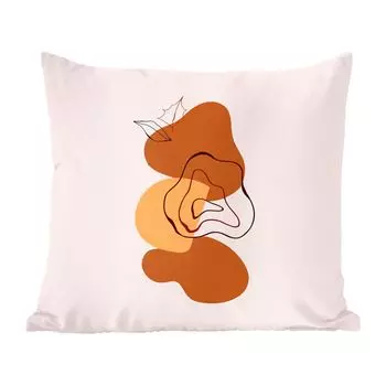 Декоративная подушка MuchoWow диванная подушка для гостиной декоративная подушка 40x40 см зима - дизайн - абстракция - чехлы на диванные подушки - без наполнителя