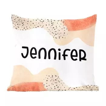 Декоративная подушка MuchoWow диванная подушка для гостиной декоративная подушка 60 x 60 см Дженнифер - пастель - девочка - чехол на подушку - хлопчатобумажная ткань - декоративные наволочки