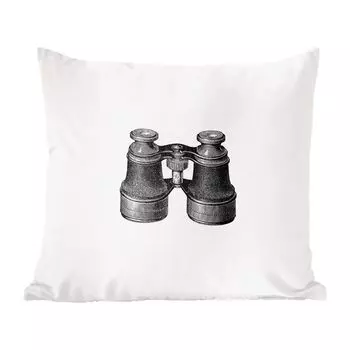 Декоративная подушка MuchoWow диванная подушка для гостиной декоративная подушка 60 x 60 см винтаж - бинокль - ретро - чехол на подушку - хлопчатобумажная ткань - декоративные чехлы на подушки