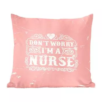 Декоративная подушка MuchoWow диванная подушка для гостиной декоративная подушка 40x40 см винтаж - дизайн - текст - чехлы на диванные подушки - без наполнителя