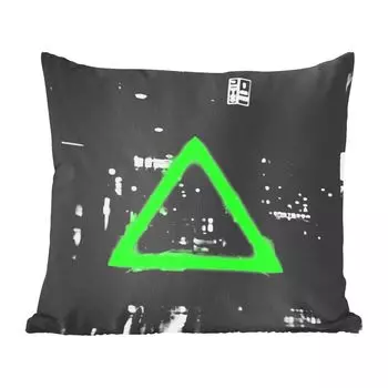 Декоративная подушка MuchoWow, диванная подушка для гостиной, декоративная подушка 60 x 60 см, игры - контроллер - зеленый - чехол на подушку - хлопчатобумажная ткань - декоративные чехлы на подушки