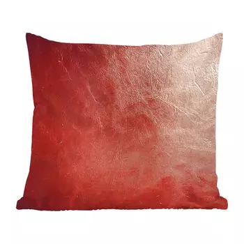 Декоративная подушка MuchoWow диванная подушка для гостиной декоративная подушка 60 x 60 см кожа - имитация кожи - коричневый - светлый - чехол на подушку - хлопковая ткань - декоративные чехлы на подушки