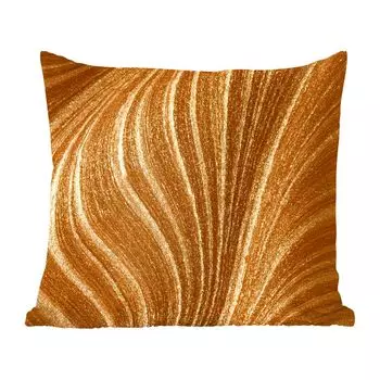 Декоративная подушка MuchoWow диванная подушка для гостиной декоративная подушка 60 х 60 см крупный план золотого цвета - чехол на подушку - хлопчатобумажная ткань - декоративные наволочки