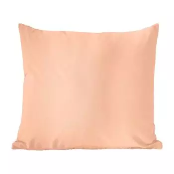 Декоративная подушка MuchoWow диванная подушка для гостиной декоративная подушка 60 x 60 см абрикос - розовый - пастель - однотонный - оранжевый - чехол на подушку - хлопчатобумажная ткань - декоративные наволочки