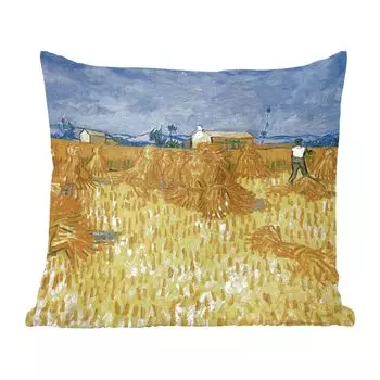 Декоративная подушка MuchoWow диванная подушка для гостиной декоративная подушка 60 x 60 см Винтаж в Провансе - Винсент Ван Гог - чехол на подушку - хлопчатобумажная ткань - декоративные наволочки