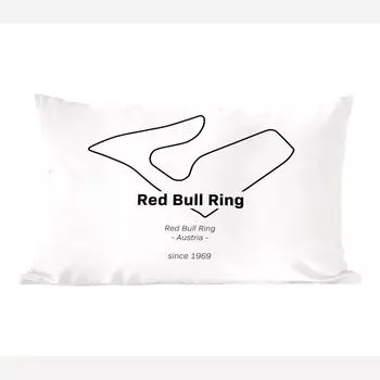 Декоративная подушка MuchoWow диванная подушка для гостиной декоративная подушка 50x30 см Red Bull Ring - гоночная трасса Формулы 1 - чехлы на диванные подушки - без наполнителя