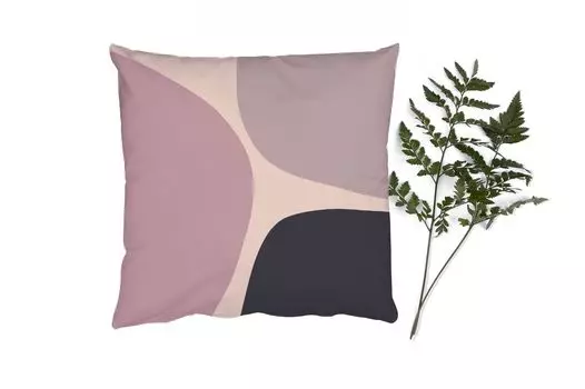 Декоративная подушка MuchoWow диванная подушка для гостиной декоративная подушка 40 x 40 см пастель - дизайн - минимализм - чехлы на диванные подушки - без наполнителя