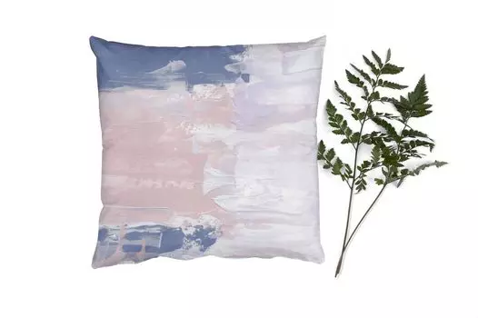 Декоративная подушка MuchoWow, диванная подушка для гостиной, декоративная подушка 60 x 60 см, пастель - дизайн - цвет - чехол на подушку - хлопчатобумажная ткань - декоративные чехлы на подушки