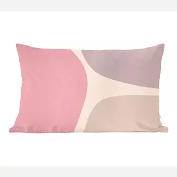 Декоративная подушка MuchoWow диванная подушка для гостиной декоративная подушка 50 х 30 см дизайн - пастель - минимализм - чехлы на диванные подушки - без наполнителя, мультиколор