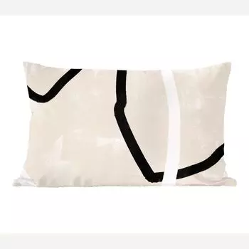 Декоративная подушка MuchoWow диванная подушка для гостиной декоративная подушка 50 x 30 см розовый - минимализм - дизайн - чехлы на диванные подушки - без наполнителя, мультиколор