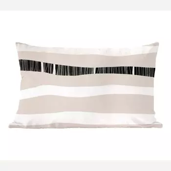 Декоративная подушка MuchoWow диванная подушка для гостиной декоративная подушка 50 x 30 см линия - пастель - минимализм - узор - чехлы на диванные подушки - без наполнителя, мультиколор