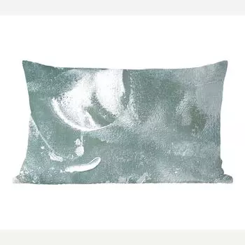 Декоративная подушка MuchoWow диванная подушка для гостиной декоративная подушка 50 x 30 см акриловая краска - абстрактная - дизайн - чехлы на диванные подушки - без наполнителя, мультиколор