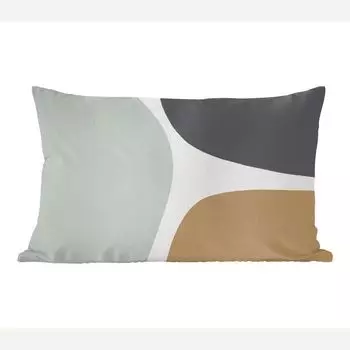 Декоративная подушка MuchoWow диванная подушка для гостиной декоративная подушка 50 x 30 см пастель - минимализм - дизайн - чехлы на диванные подушки - без наполнителя, мультиколор