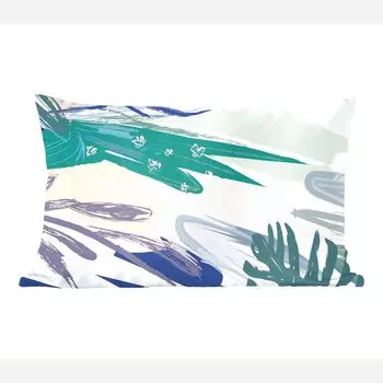 Декоративная подушка MuchoWow диванная подушка для гостиной декоративная подушка 50x30 см лето - морилка - цвет - чехлы на диванные подушки - без наполнителя