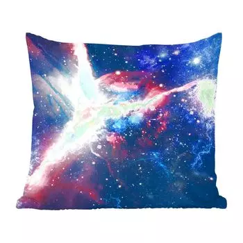 Декоративная подушка MuchoWow, диванная подушка для гостиной, декоративная подушка 60 x 60 см для комнаты - цвета - свет - чехол на подушку - хлопчатобумажная ткань - декоративные наволочки