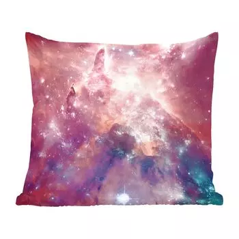 Декоративная подушка MuchoWow диванная подушка для гостиной декоративная подушка 60 x 60 см космос - звезды - вселенная - чехол на подушку - хлопчатобумажная ткань - декоративные наволочки