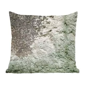 Декоративная подушка MuchoWow диванная подушка для гостиной декоративная подушка 60 x 60 см мох - серый - зеленый - чехол на подушку - хлопчатобумажная ткань - декоративные наволочки