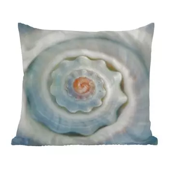 Декоративная подушка MuchoWow диванная подушка для гостиной декоративная подушка 45х45 см ракушка - спираль - море - чехлы на подушки - чехлы декоративные - чехлы декоративные