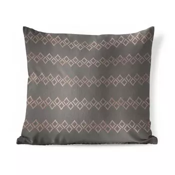 Декоративная подушка MuchoWow, диванная подушка для гостиной, декоративная подушка 60 x 60 см, розовая - узор - роскошь - чехол на подушку - хлопчатобумажная ткань - декоративные наволочки, мультиколор