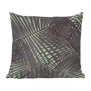 Декоративная подушка MuchoWow диванная подушка для гостиной декоративная подушка 40 x 40 см листья - тропические - современные - чехлы на диванные подушки - без наполнителя