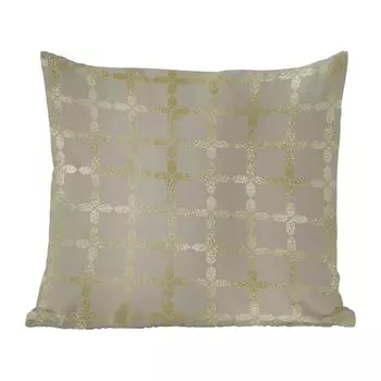 Декоративная подушка MuchoWow, диванная подушка для гостиной, декоративная подушка 60 x 60 см, узор - люкс - золото - чехол на подушку - хлопчатобумажная ткань - декоративные чехлы на подушки