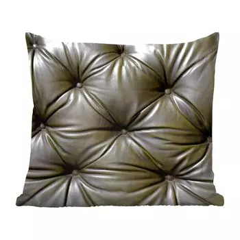 Декоративная подушка MuchoWow диванная подушка гостиная декоративная подушка 40х40 см Кожаный диван крупным планом - чехлы на диванные подушки - без наполнителя