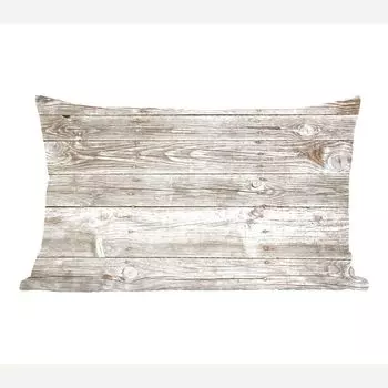 Декоративная подушка MuchoWow диванная подушка гостиная декоративная подушка 50х30 см Светлая деревянная стена в качестве фона - чехлы на диванные подушки - без наполнителя