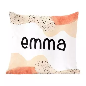 Декоративная подушка MuchoWow, подушка для дивана, декоративная подушка для гостиной, 60 х 60 см, Эмма - пастель - девочка - чехол на подушку - хлопчатобумажная ткань - декоративные наволочки