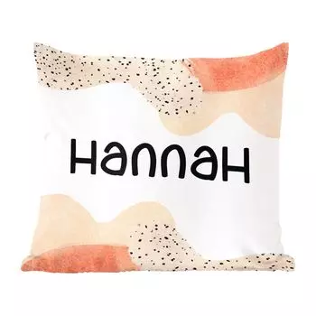 Декоративная подушка MuchoWow, подушка для дивана, декоративная подушка для гостиной, 60 х 60 см, Ханна - пастель - девочка - чехол на подушку - хлопчатобумажная ткань - декоративные наволочки