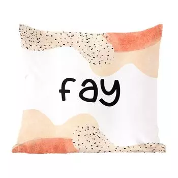 Декоративная подушка MuchoWow, подушка для дивана, декоративная подушка для гостиной, 60 х 60 см, Fay - пастель - девочка - чехол на подушку - хлопчатобумажная ткань - декоративные наволочки