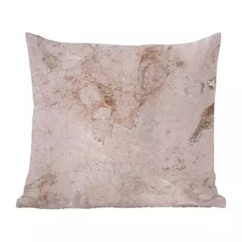 Декоративная подушка MuchoWow, подушка для дивана, декоративная подушка для гостиной, 60 х 60 см, мрамор, камень, свет, чехол на подушку, хлопчатобумажная ткань, декоративные чехлы на подушки